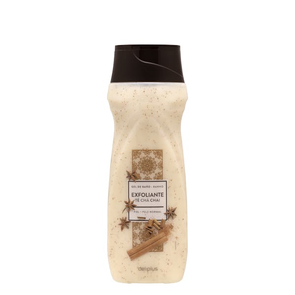 Gel douche exfoliant très gourmand à base de thé chai