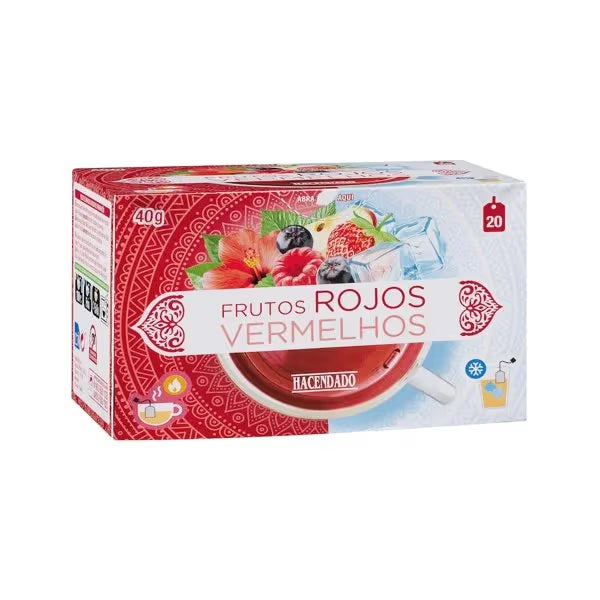 Tisane frutos rojos vermelhos
