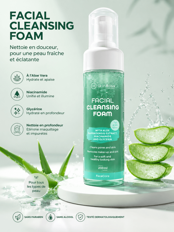 SkinBliss Facial Cleansing Foam - Golden Glow
