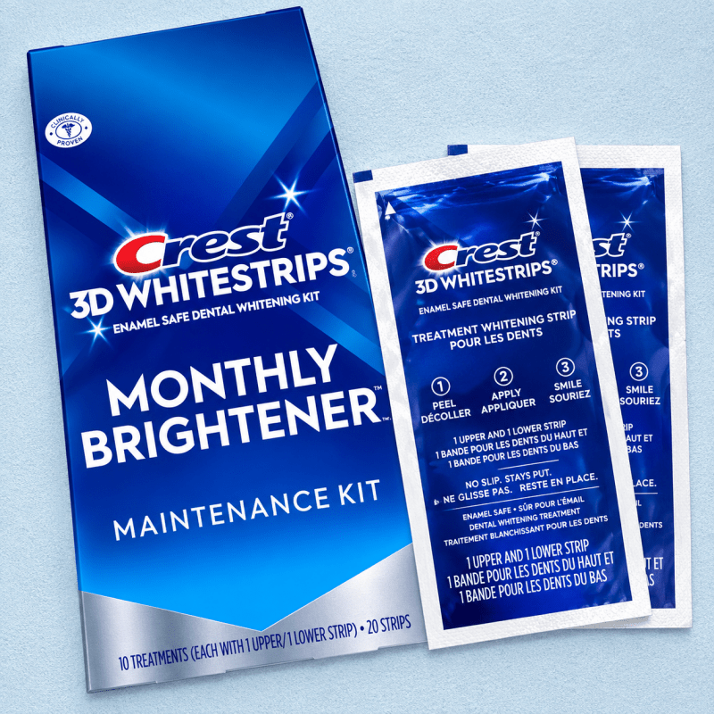 ✨ Crest 3D Whitestrips – Monthly Brightener Par Unité (بالوحدة) - Golden Glow