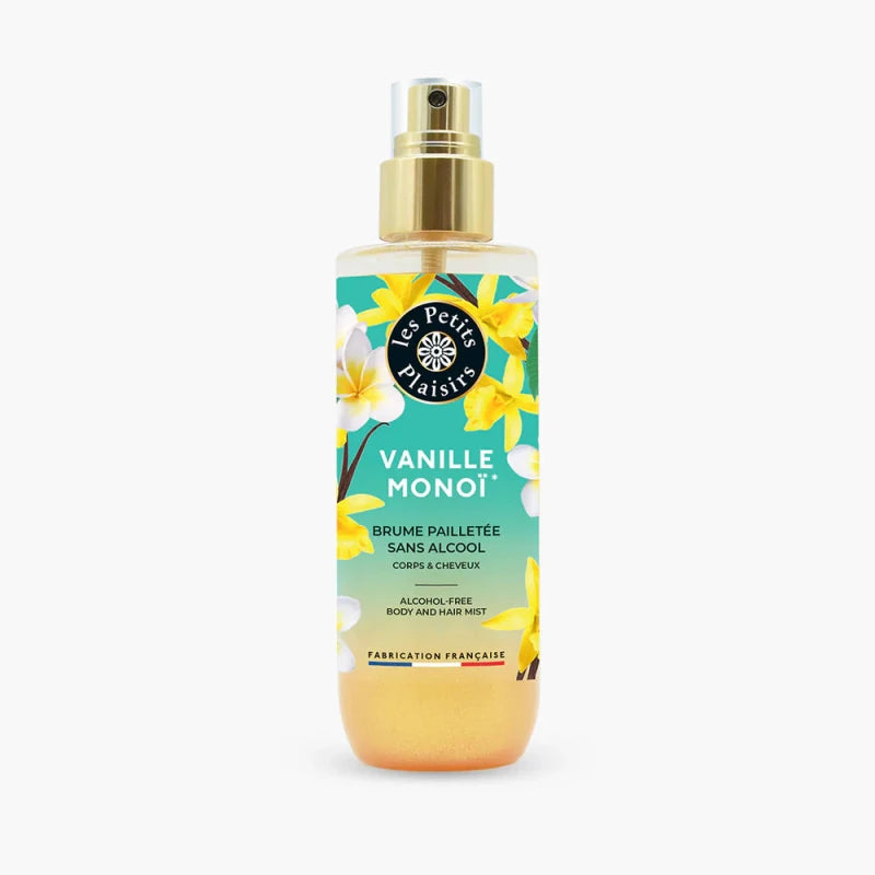 Brume Pailletée Vanille Monoï - Golden Glow