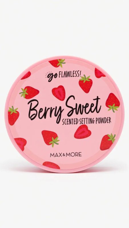 Poudre de fixation Max & More Parfum Fraise - Golden Glow