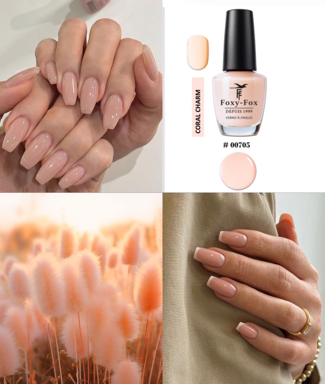 Foxy-Fox After Frensh Coral Charm Ref : 706