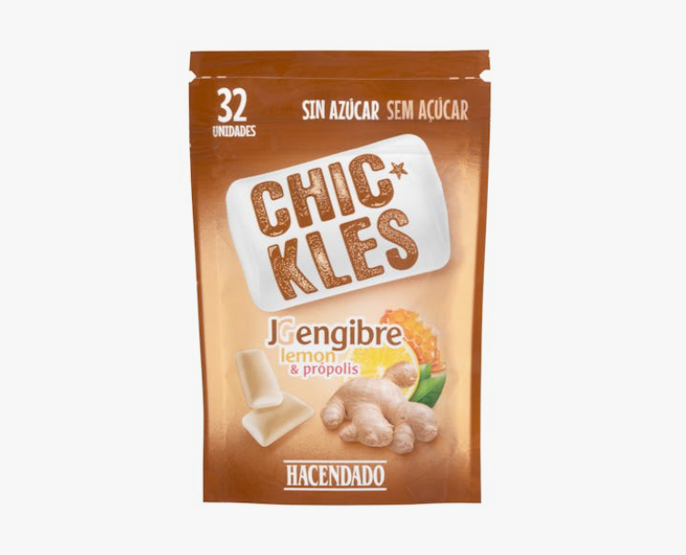 Chicles Jengibre Gragea Hacendado