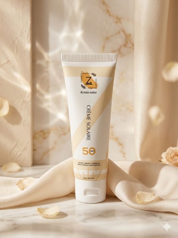 Crème solaire hydratante SPF50, Protection cellulaire anti âge - Golden Glow